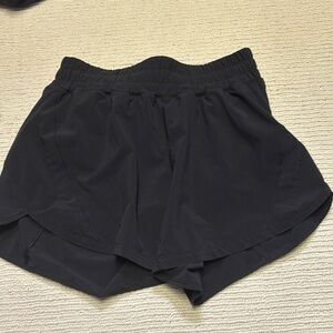 Lululemon Athletica Black Athletic Shorts with Elastic Waistband
